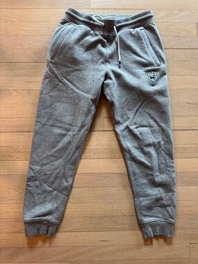Like New boys Goat USA Gray Casual Jogger Sweatpants with Drawstring